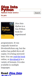 Mobile Screenshot of diveintopython.net